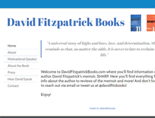 Tablet Screenshot of davidfitzpatrickbooks.com
